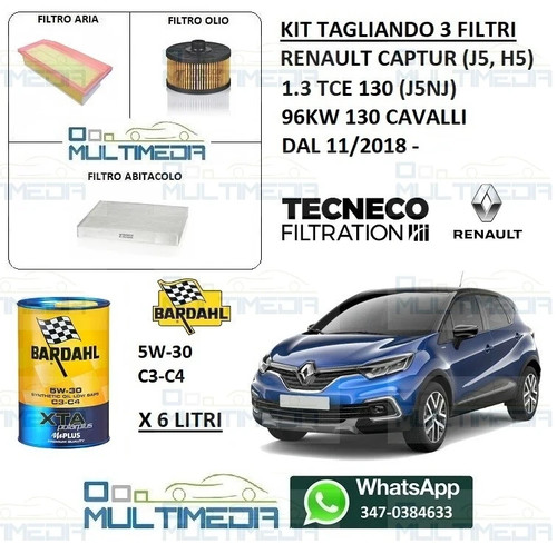 Kit tagliando filtri olio - kit,