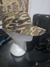 Berretto 100% COTONE con visiera colore MIMETICO  Mis. 58 con regolatore sc.30%