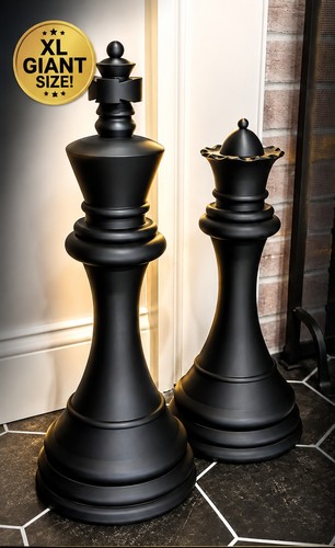 Scacchi regina giganti - scacchi, e