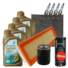 Kit Tagliando Fiat 500 1.2 Panda Gpl Lancia Ypsilon Bi-Fuel Filtro Olio 5W40 