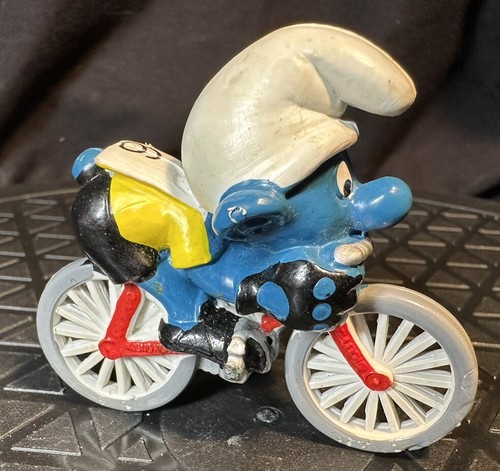 Puffi bicicletta ciclista - puffi,