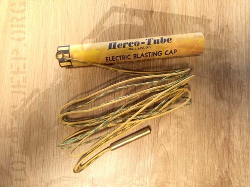 Blasting cap electric repro - blasting,