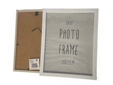 Cornice portafoto BIANCA 8"x10" - Confezione da 4 o 8 - Design moderno elegante (20x25cm) sfusa