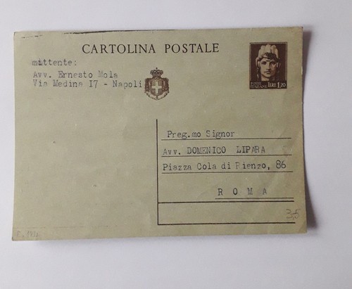 Cartolina postale del - postale,
