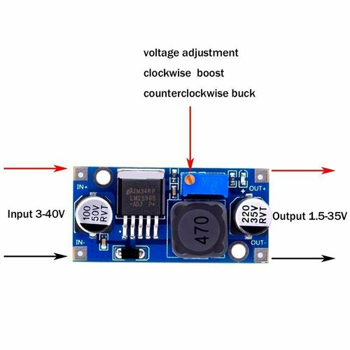 1pz lm2596 buck - lm2596, modulo