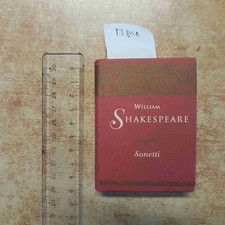 WILLIAM SHAKESPEARE SONETTI i tesori della poesia in miniatura 2004 DE AGOSTINI