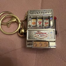 Mini Slot Machine Key Chain