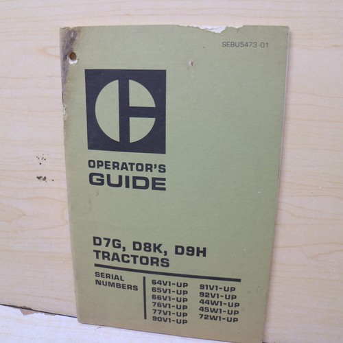 Cat caterpillar d7g d8k d9h - caterpillar,