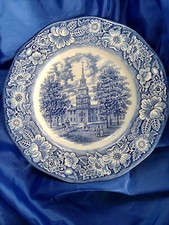 RARO PIATTO LIBERTY BLUE