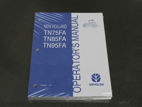 New holland tn75fa 85fa 95fa - holland, tn75fa/85fa/95fa