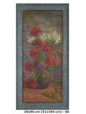 QUADRO CON FIORI ANTICO