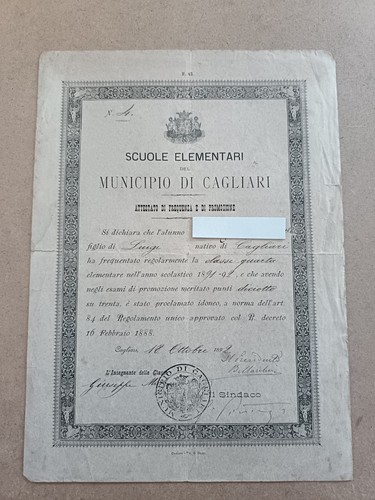 290a diploma attestato - diploma,