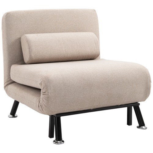 Homcom poltrona letto singolo - homcom,