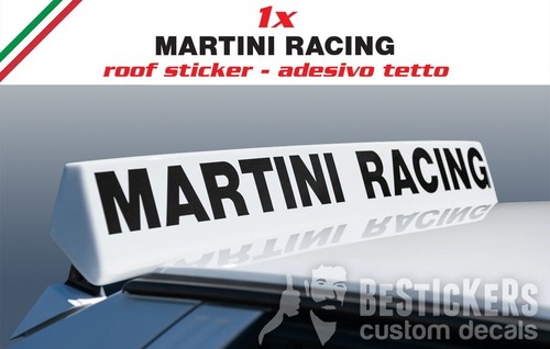 Adesivo martini racing - racing, lancia