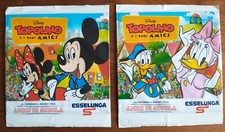 Topolino e i suoi amici - Due bustine Esselunga Disney nuove - 2022