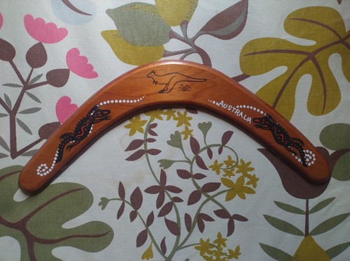 Boomerang legno 35cm - boomerang,