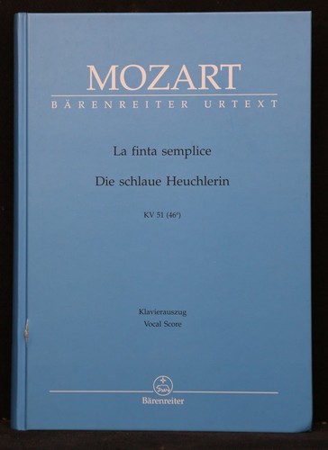 Mozart finta semplice - la,