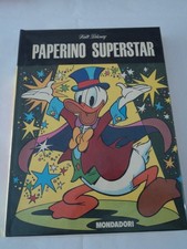 Libro a fumetti PAPERINO SUPERSTAR Disney Mondadori 1976 volume per abbonati