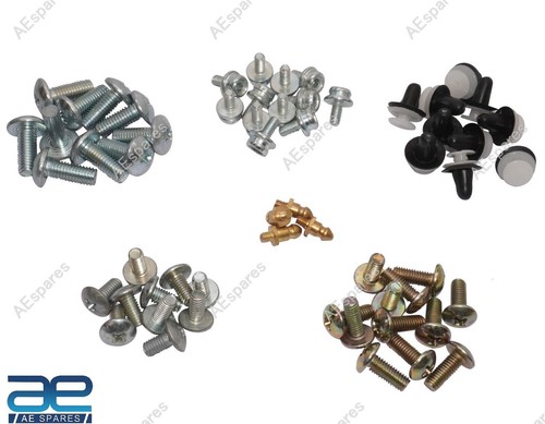 Set ganci fissaggio viti clips - ganci,