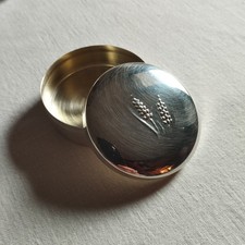 Scatolina rotonda in argento