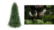 ALBERO DI NATALE 240cm DANKAN Kennedy - PALO EFFETTO TRONCO - Real touch - PE+PV