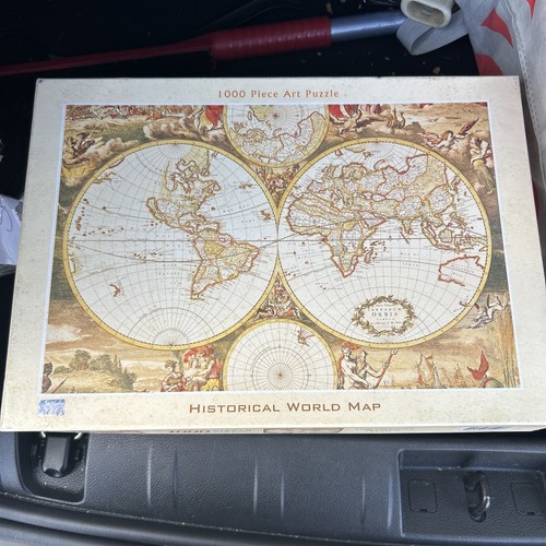 Puzzle arte mappa del mondo - arte,