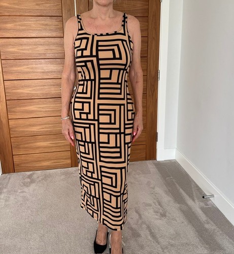 Maxi abito bodycon stampa