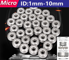 Cuscinetti a sfera in miniatura piccoli micro 1/1,5/2/2,5/3/4/5/6/8/10 mm diametro interno