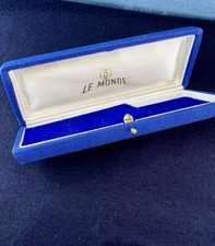 VINTAGE BOX CASE WRISTWATCH LE MONDE CHRONOGRAPH DIVER VINTAGE