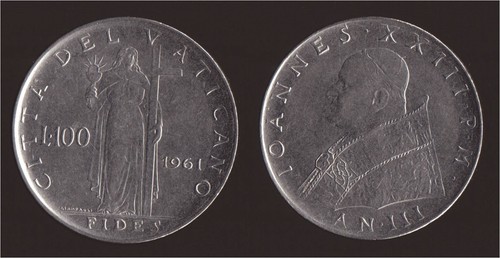 Vaticano 100 lire 1961 - 100,