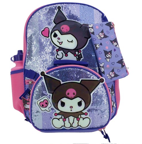 Kuromi zaino set pezzi lunch - zaino, 5
