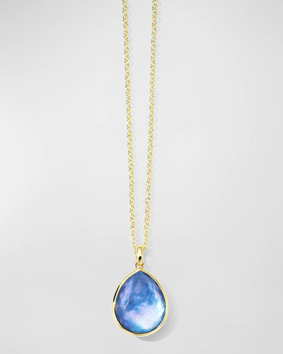 Collana con ciondolo - a, goccia
