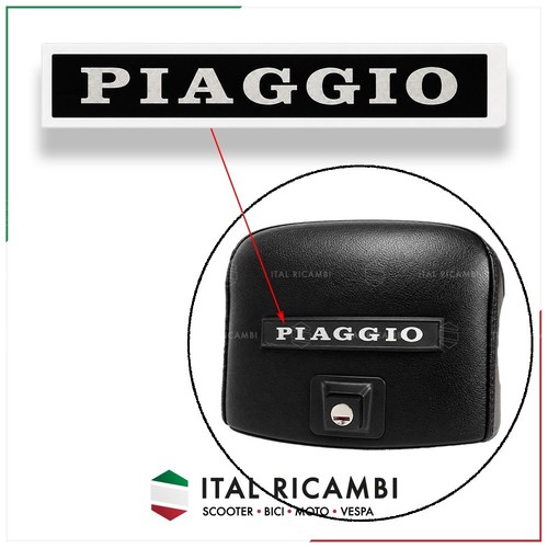 Adesivo scritta piaggio sella - scritta,