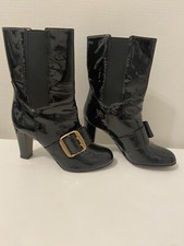 Dolce & Gabbana Stivaletto tg36 in vernice nera Vera Pelle
