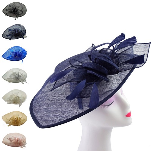 Cappello capelli piuma fiore