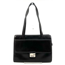 Gucci Borsa a tracolla in pelle marrone G argento autentica 378T0348