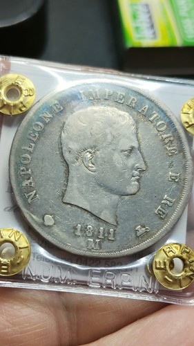 Lire rara napoleone 1811 - 5,
