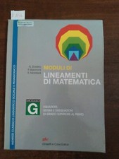 Lineamenti di matematica G -
