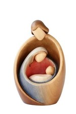 SACRA FAMIGLIA MODERNA IN LEGNO COLORATA MOD. DOLFI