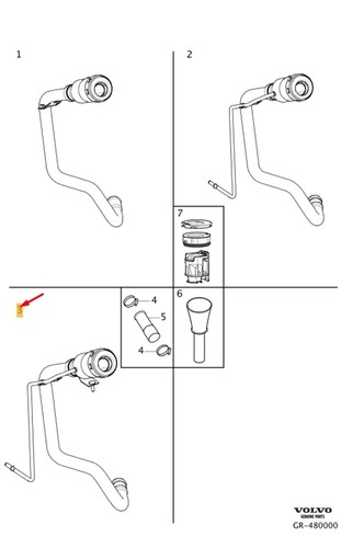 Tubo riempimento serbatoio