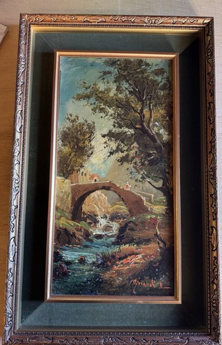 Bellissimo paesaggio dipinto - paesaggio,