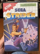 SEGA MASTER SYSTEM STRIDER RETRO GAME CARTRIDGE VINTAGE 1989 Usato (no libretto)
