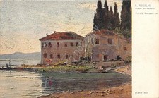 Cartolina - Postcard - Illustrata - Polesello - S. Vigilio - Lago Garda - 1936