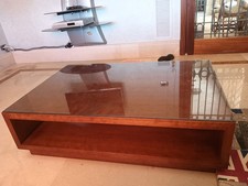 tavolo basso ciliegio massello