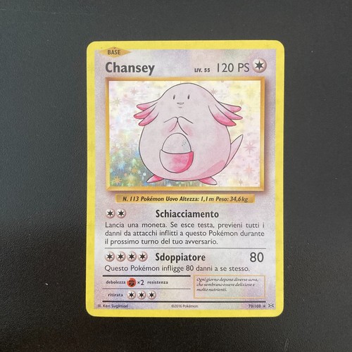 Pokemon card chansey 108 - pokemon, 70/108