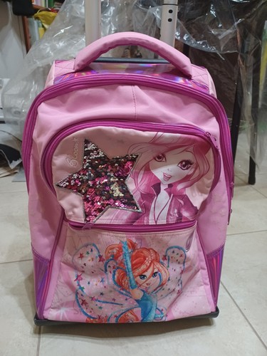 Zaino trolley scuola winx - zaino,