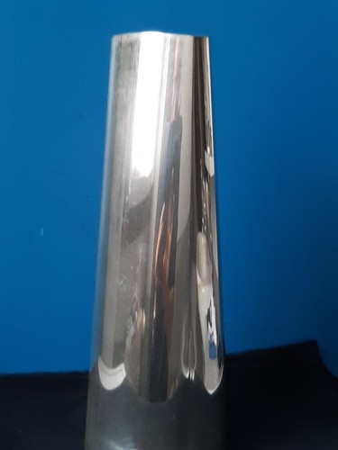 Vaso ottone argentato - ottone, di