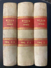 Opere complete di Lord Giorgio Byron. Torino. Pomba. 1852-1853