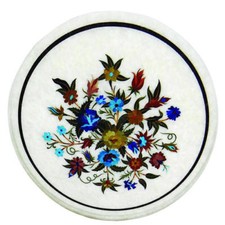 18 " Marmo Tavolo Top Floreale