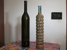 COPPIA DI BOTTIGLIE IN VETRO
